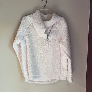 Cream Fleece Sweatshirt